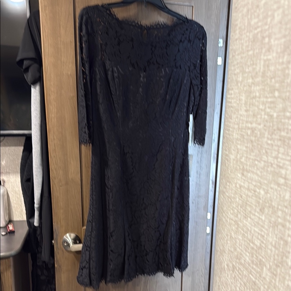 Eliza J Black Sequin Embellished Sheath Dress